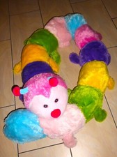 PLÜSCHTIER PLÜSCH RIESEN XXL TAUSENDFÜSSLER 200cm gross bunt Raupe Stofftier