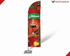Beachflag Glühwein Werbefahne
