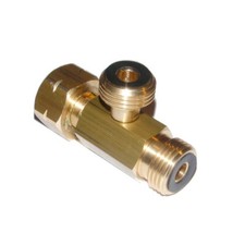 11kg Gasflasche Ausgang-Verteiler T-Stück Anschlussstück ::Propangas LPG:: NEU!