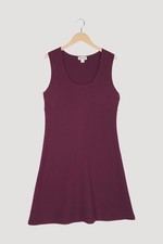 Hess Natur Kleid  Schurwolle Gr. 40 Lila Damen