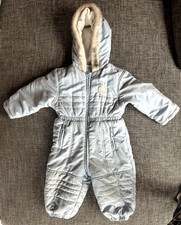 Baby Winter Schneeanzug Schneeoveral hellblau gefüttert Gr. 80