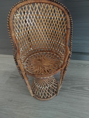 Rattern puppen sessel - puppen,