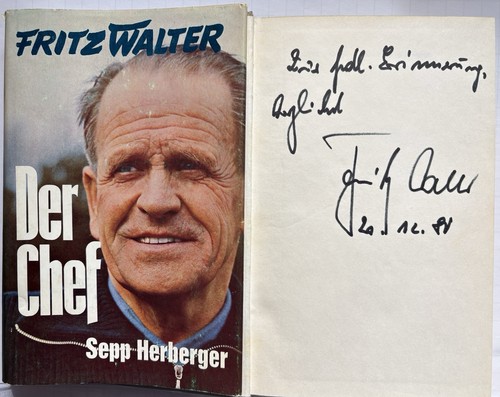 Fritz walter signiert - fritz,