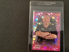 Panini PDC Cracked Ice Rosa Mervyn King