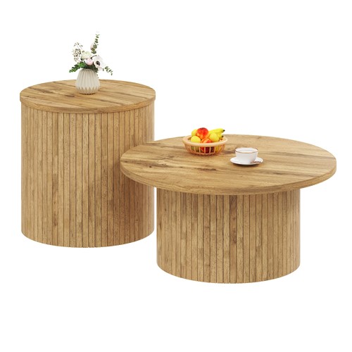 Couchtisch 75x75x36 natur - cm,