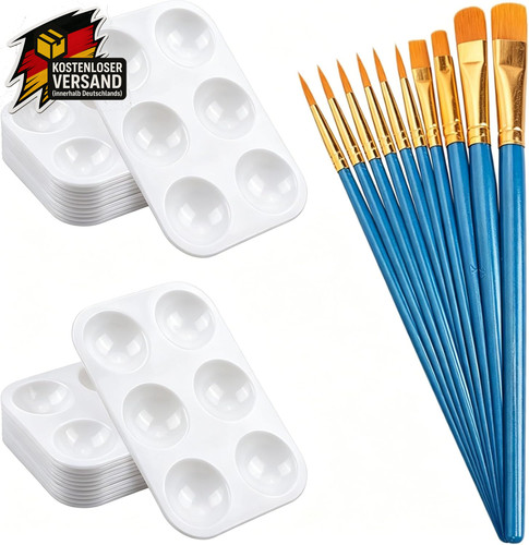 Mischpalette set für aquarell - mischpalette,
