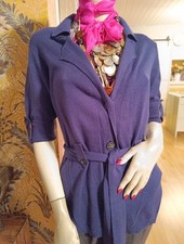 Cardigan Kurzarm Jacke  Lila