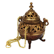 Weihrauchschwenker Kupferfarben Antik 14x10cm Weihrauchgefäß Räuchergefäß