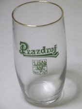 Prazdroj Plzen Bier Beer - altes  Sammler Bierglas ca. 0,25 L