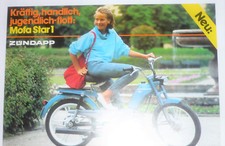 Zündapp Prospekt, Mofa, Star 1 , Zustand neuwertig Sammlerzustand