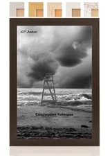 Bilderrahmen Alin mit Antireflex Kunstglas | MDF Holz Foto Poster Rahmen Modern