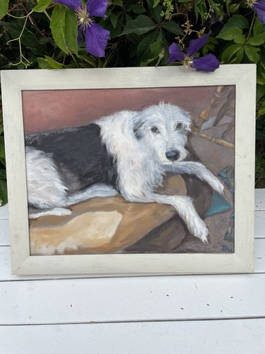Original ölgemälde lurcher - Ölgemälde, "lurcher
