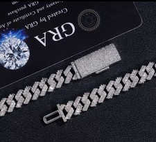 MOISSANITE echte Miami Cuban