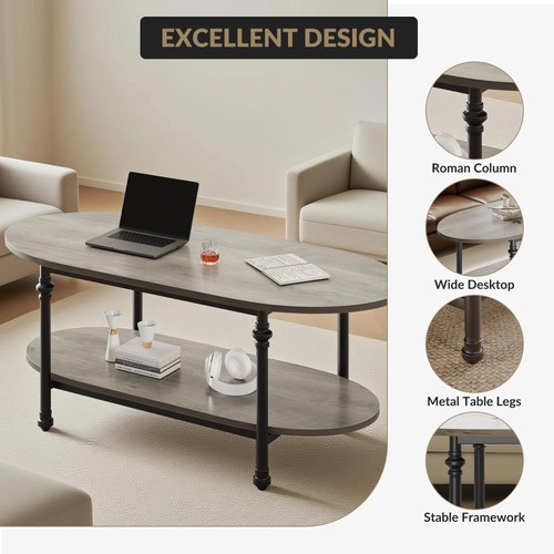 Tisch couchtisch zwei ebenen - couchtisch,
