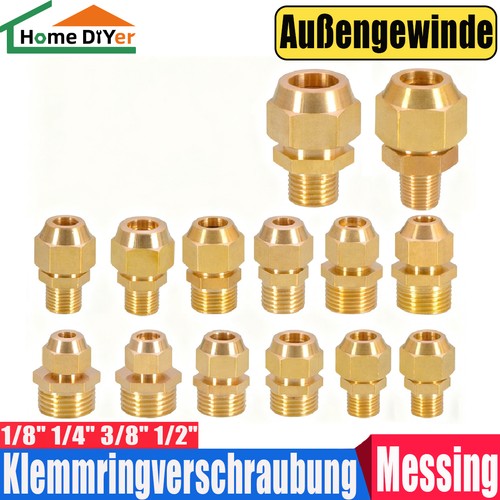 8 1 2 - 1/8"1/4"3/8"1/2", außengewinde