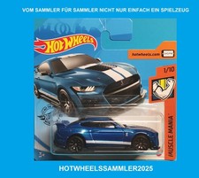 HOT WHEELS "2020 FORD MUSTANG SHELBY GT500" FARBE BLAU MUSCLE MANIA OVP ANSEHEN!
