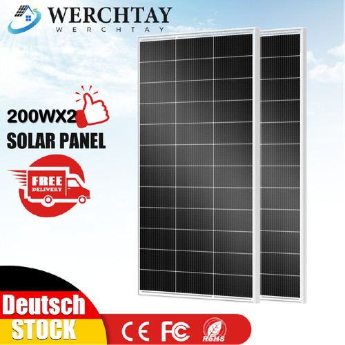 2x200w solarpanel solarmodul - 2x200w,