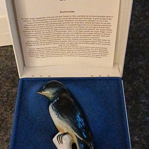 Wagner porzellan vogelfigur - wagner,