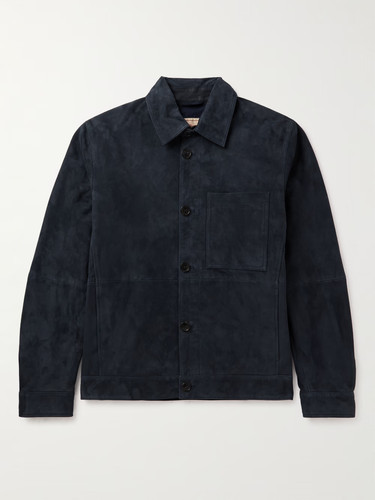 Herren marineblau hemdjacke - herren,
