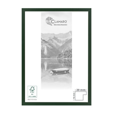 Bilderrahmen Fotorahmen Holz Dunkelgrün Clamaro Collage20 nach Maß eckig M2016
