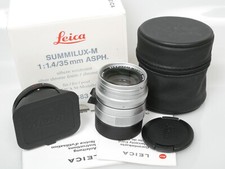 Leica Summilux - M 35mm 1:1,4 ASPH. chrom 1,4/35 11883 Neuw. + OVP, Mint + boxed