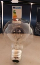 5x  E27 PROJEKT Globelampe Glühbirne Kugel 60W KLAR ⦰ 80mm (10126) KEIN LED!!