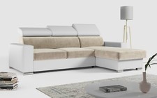 Ecksofa L-Form - Wohnlandschaft - Couch mit Schlaffunktion, Wohnlandschaft - FOX