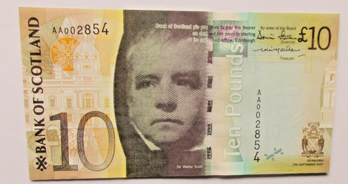Bank scotland 10 - bank, £10