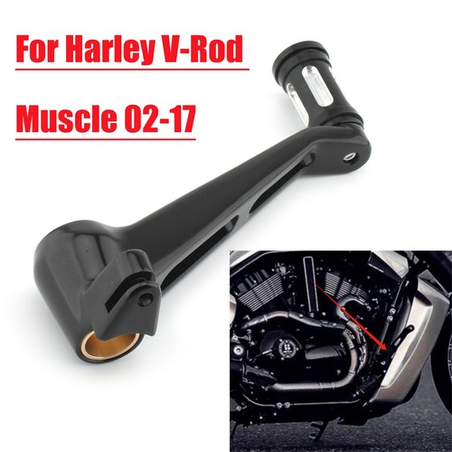 Motorcycle black brake arm - black,