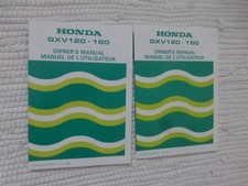 Bedienungsanleitung Owner s Manual Honda GXV120 160 Vintage A