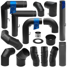 raik Rauchrohr Ofenrohr Ø 150 mm alle Formen 2 mm dick Senotherm Made in EU