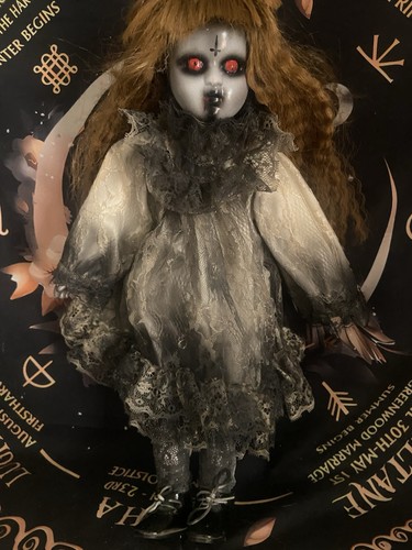 Gothic puppe ooak custom - puppe,