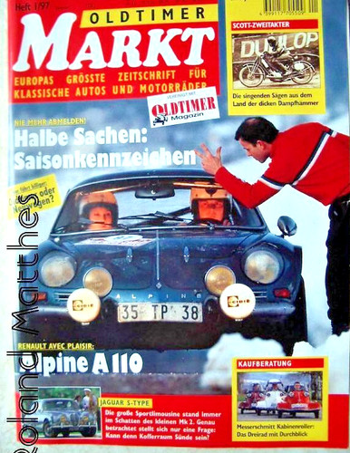 Oldtimer markt alpine a - 1-97+alpine,