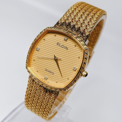 Elgin quartz square case mesh - elgin,