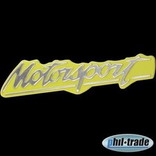 3D Chrom Emblem Aufkleber Logo