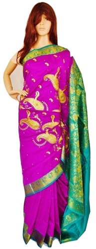 Seidensari banaras farbe - seidensari,