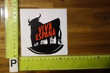 Alter Aufkleber Spanien Espana Stier Spruch VIVA ESPANA