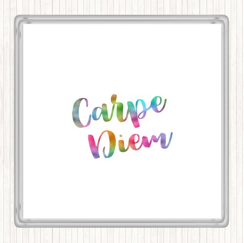 Carpe diem regenbogen zitat - diem,