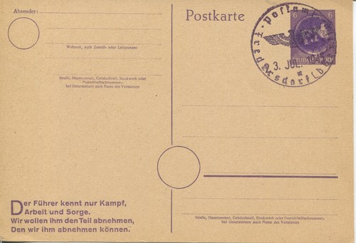 Lokal fredersdorf postkarte - fredersdorf, 6