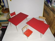 Alte Tische+Stühle-60-70er