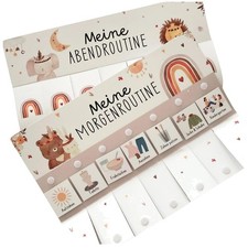Kinder morgenabendroutine set - morgenabendroutine,