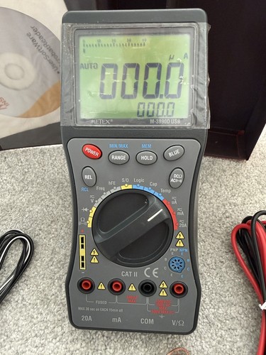 Metex 3890d dual display - metex,