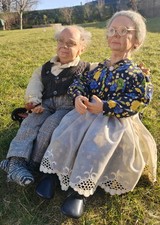 Cernit Charakter Puppen Oma und Opa