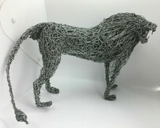 Dekoration aus Draht - Löwe - Silver (UR)