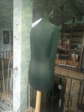 Schneiderpuppe Mann mit Stoff bezogen