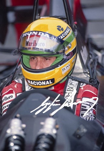 Ayrton senna signed - ayrton,
