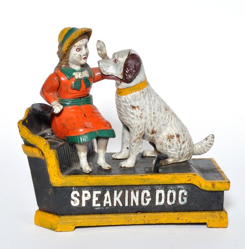 Speaking dog antike spardose - antike,