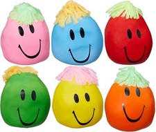 Antistress Ball Quetschball Lachgesicht Knautschball Bunt Funny Face Neu