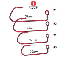 VMC 5150RD - Jighaken, rot -