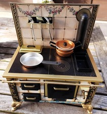 Kinderherd aus Oma`s Zeiten Blechspielzeug mit Zubehör